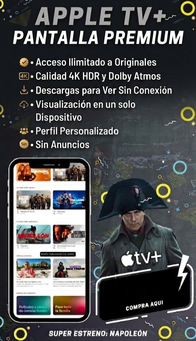Apple tv premium Pantalla 30 dias
