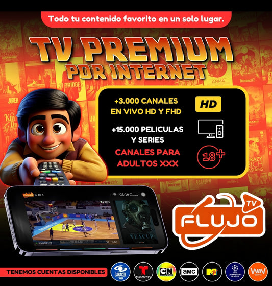 Flujo tv Pantalla Premium 30 días