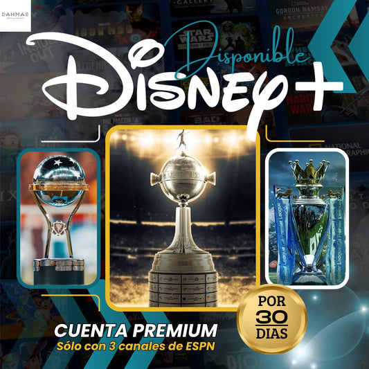 Pantalla Disney plus premium 30 dias