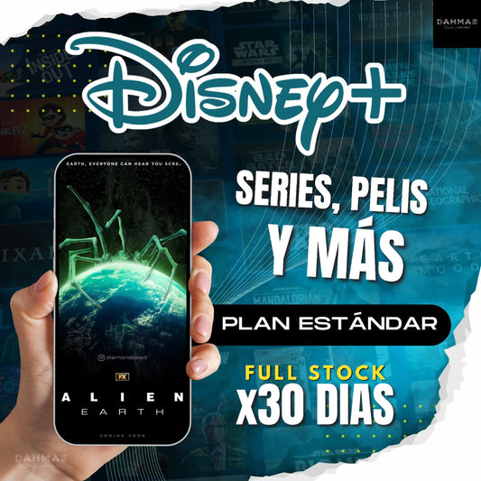 Disney plus standar pantalla 30 dias