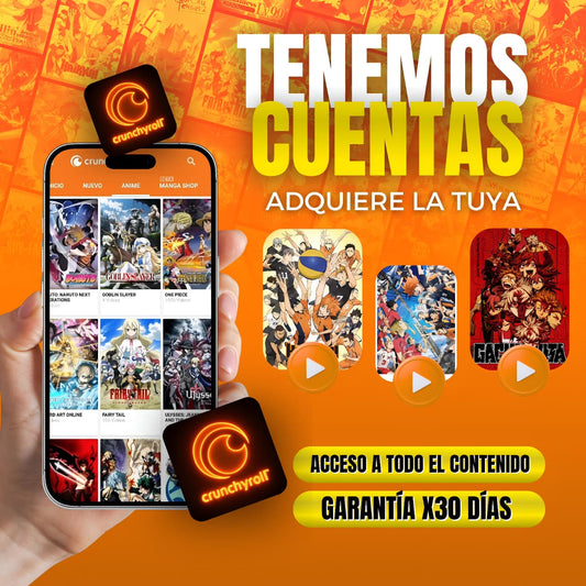 Crunchyroll mega fan Pantalla 30 días