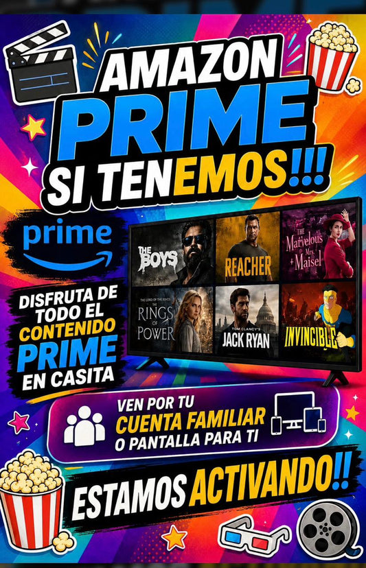 Pantalla Amazon Prime Video HD - 30 Días