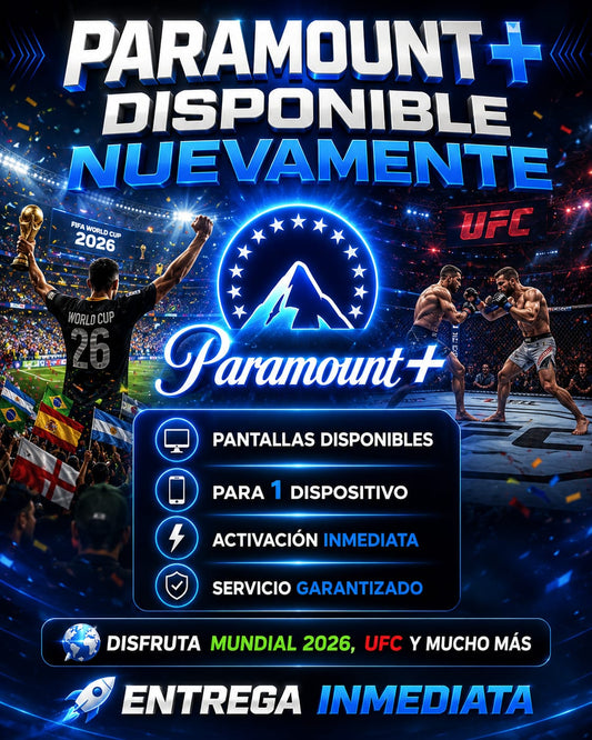 Paramount plus Pantalla 30 dias